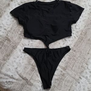 All black Monokini